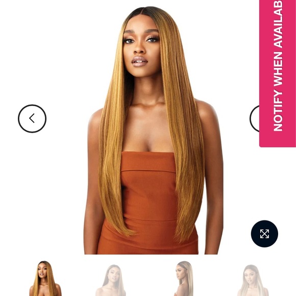 Lace front waist length black wig - Picture 1 of 1